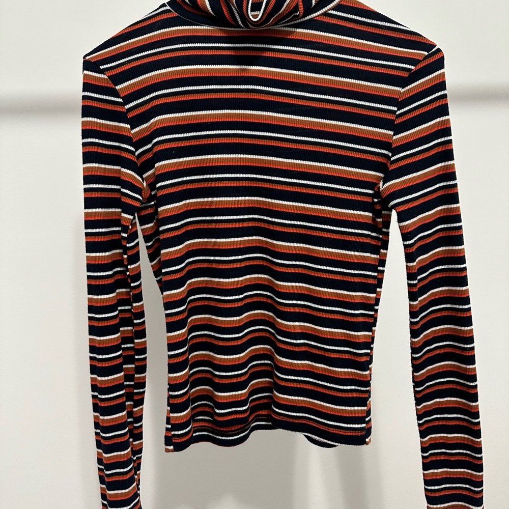 Ardene- Striped Turtleneck Sweater